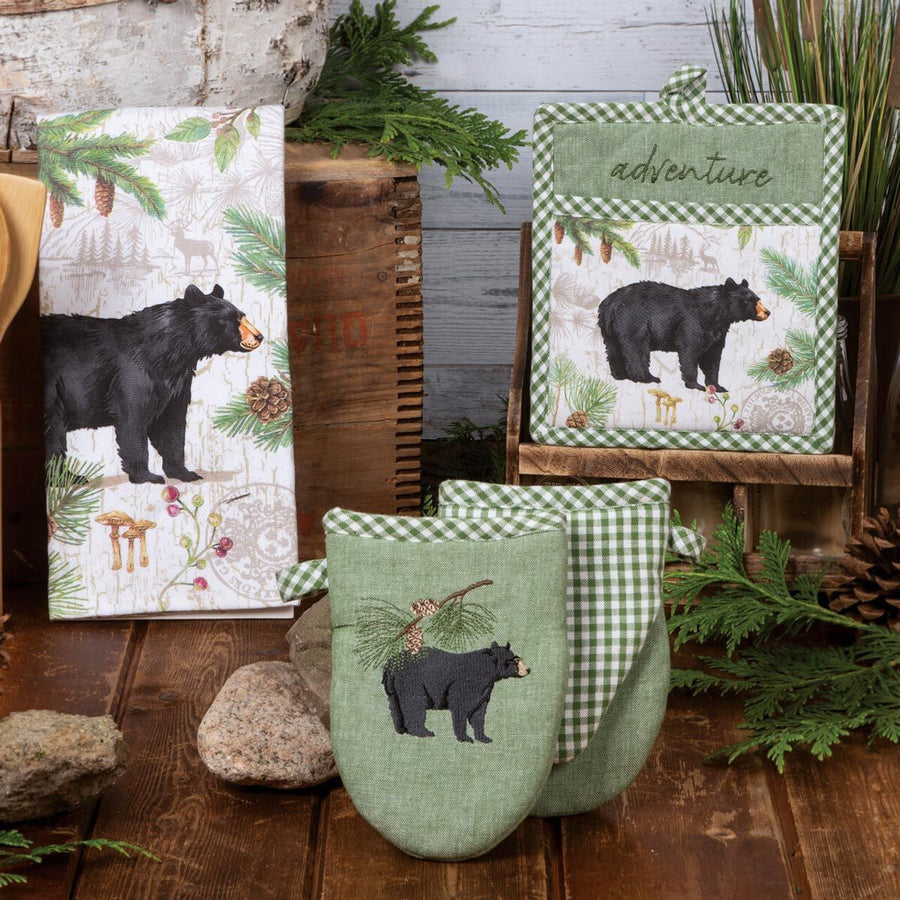 Rustic Kitchen Towels and Pot Holders