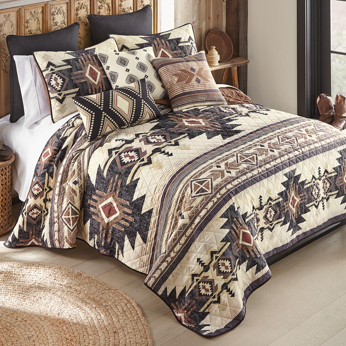 Tribal Harmony Quilt Bedding Collection