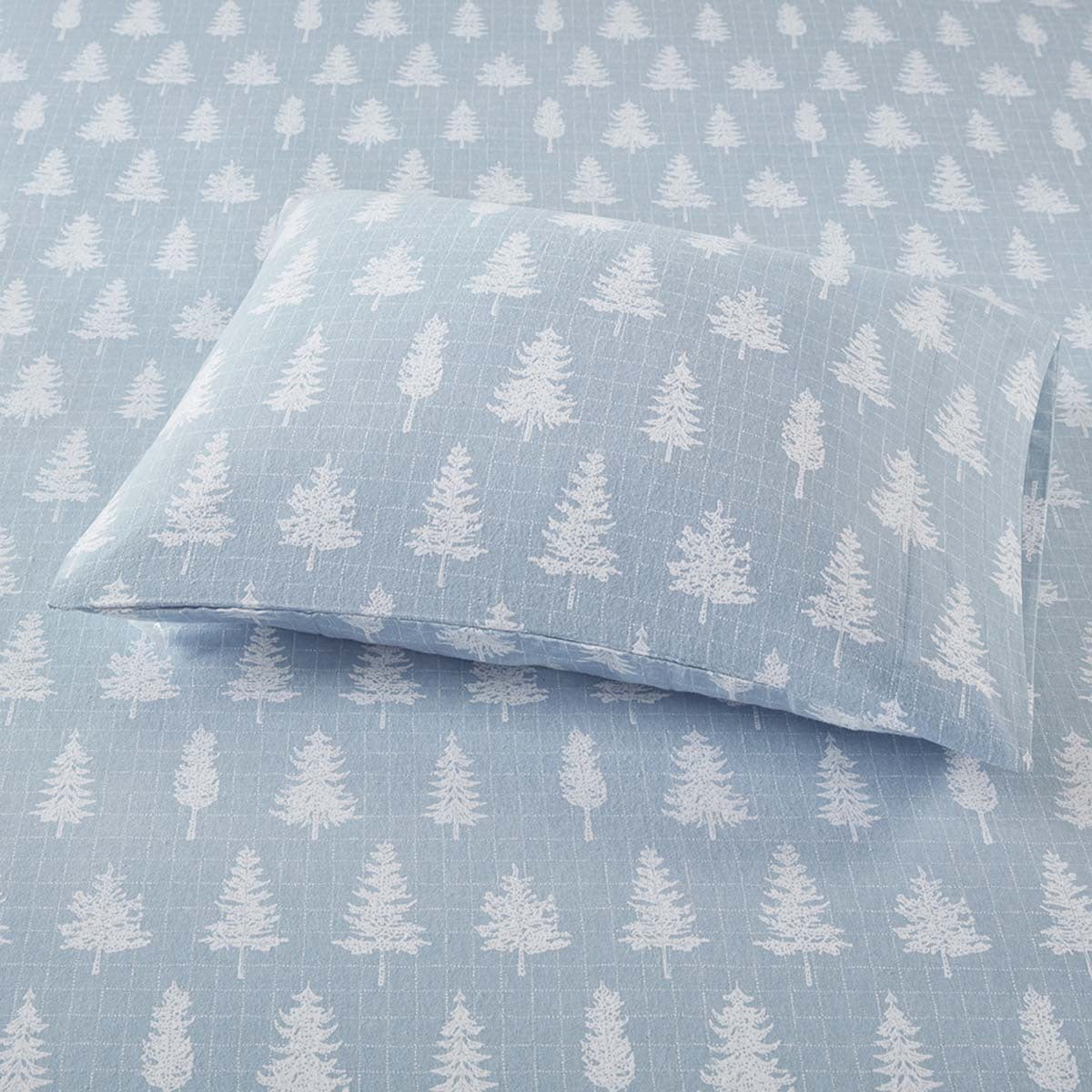 Winter Trees Flannel Sheet Sets