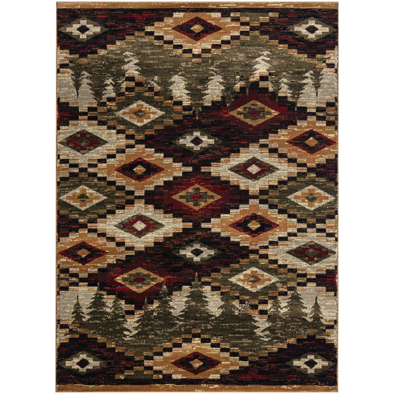 Spruce Tree Rug Spruce Valley Rug Collection | Black Forest Decor