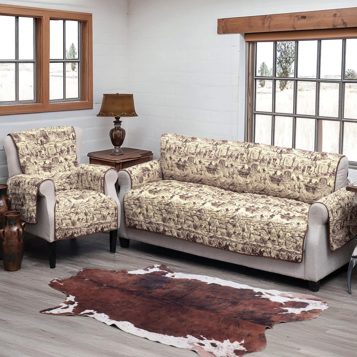 Ranch Hand Toile Furniture Covers - CLEARANCE