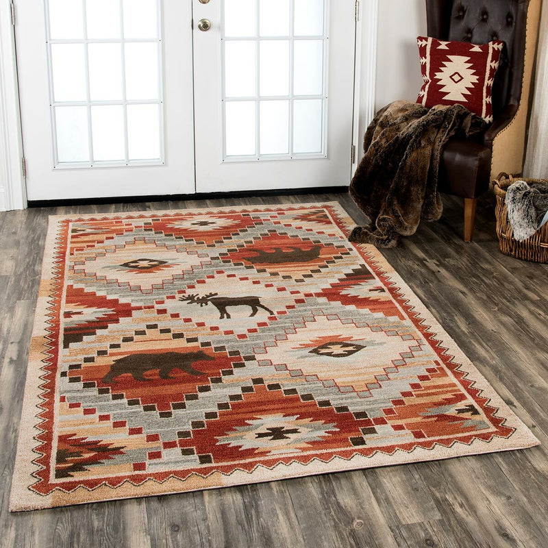 Tribal Moose & Bear Rug Collection