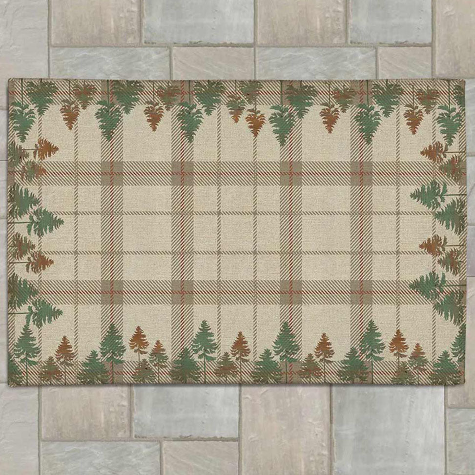Plaid Woods Outdoor Rugs
