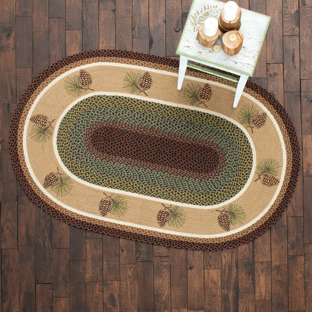 Pinecone Braided Rug Collection
