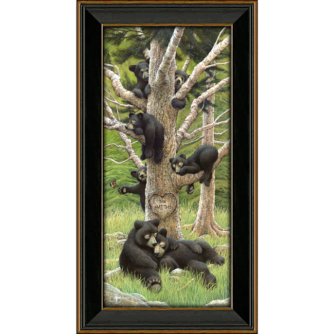 Bear Family Tree Personalized Prints