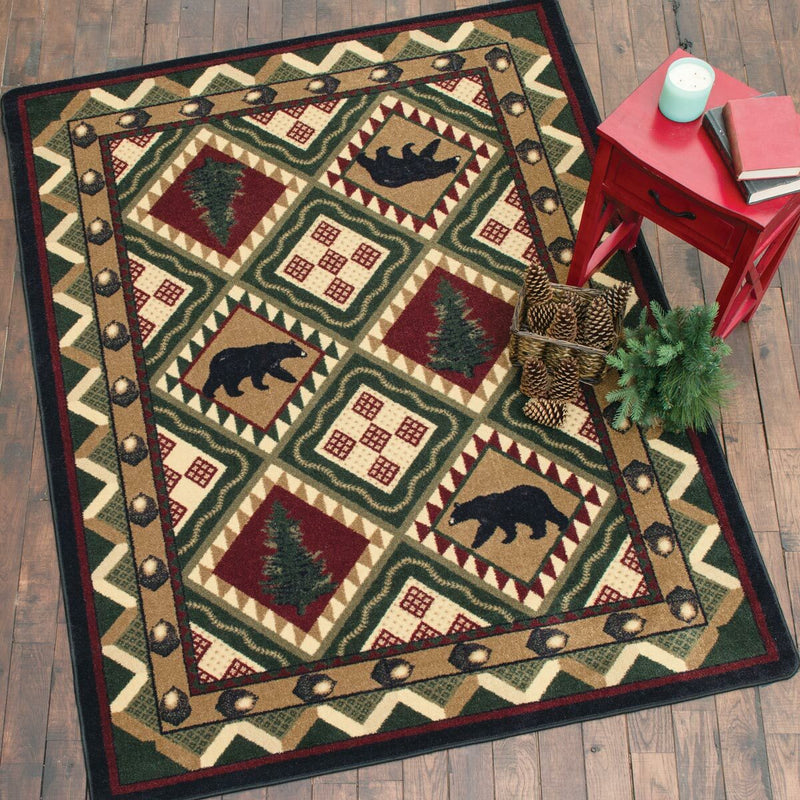 Quilted Forest Woodland Rug Collection