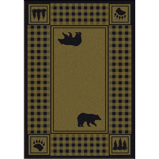Bear Refuge Sage Rug Collection