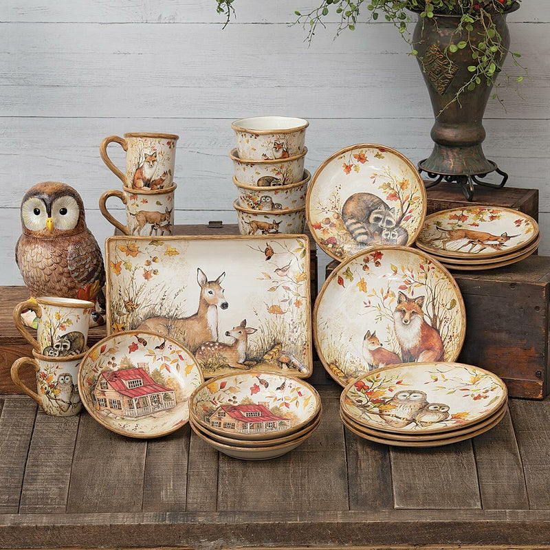 Autumn Wildlife Dinnerware