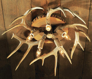 Real Antler Chandeliers