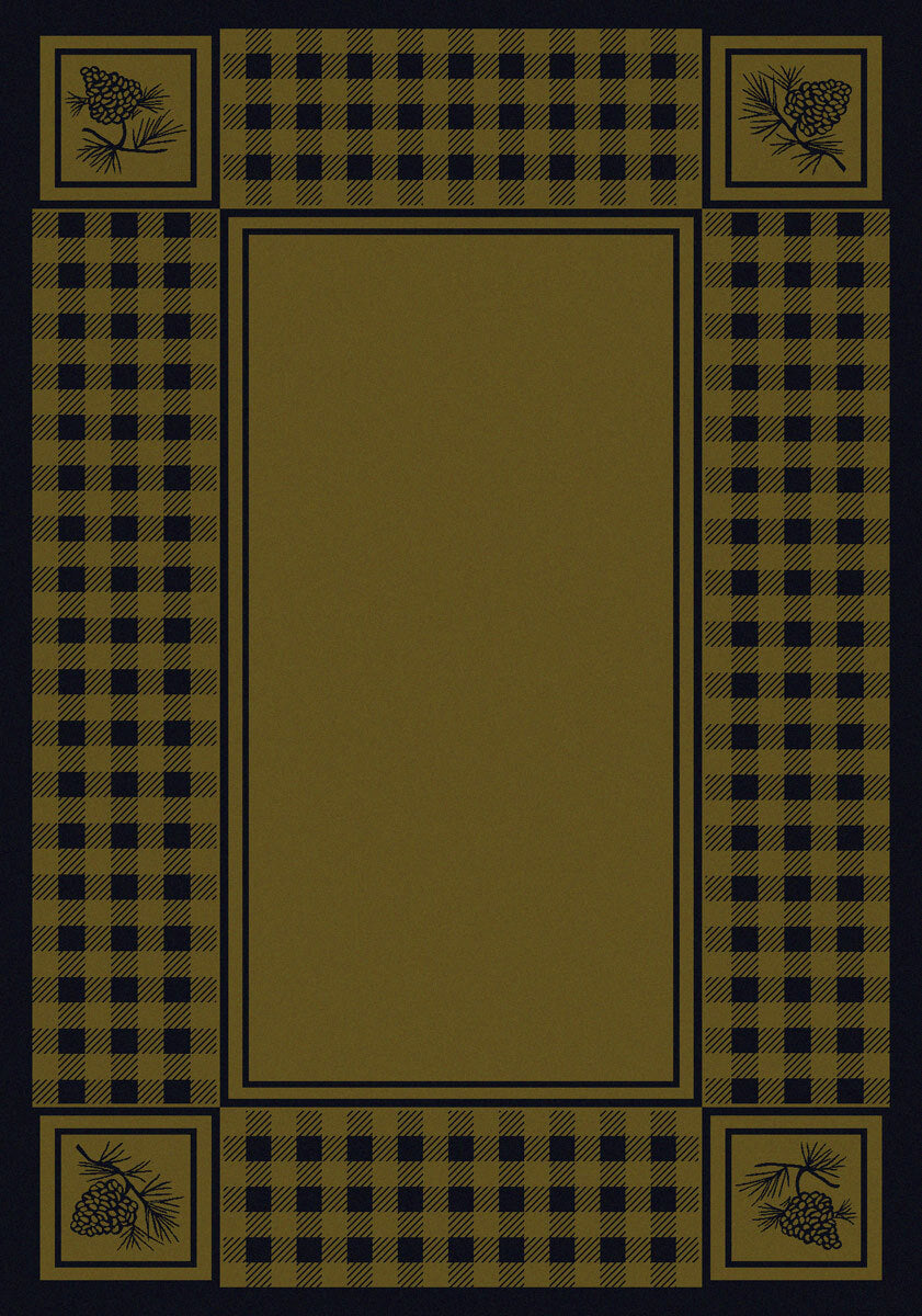 Pine Refuge Green Rug Collection