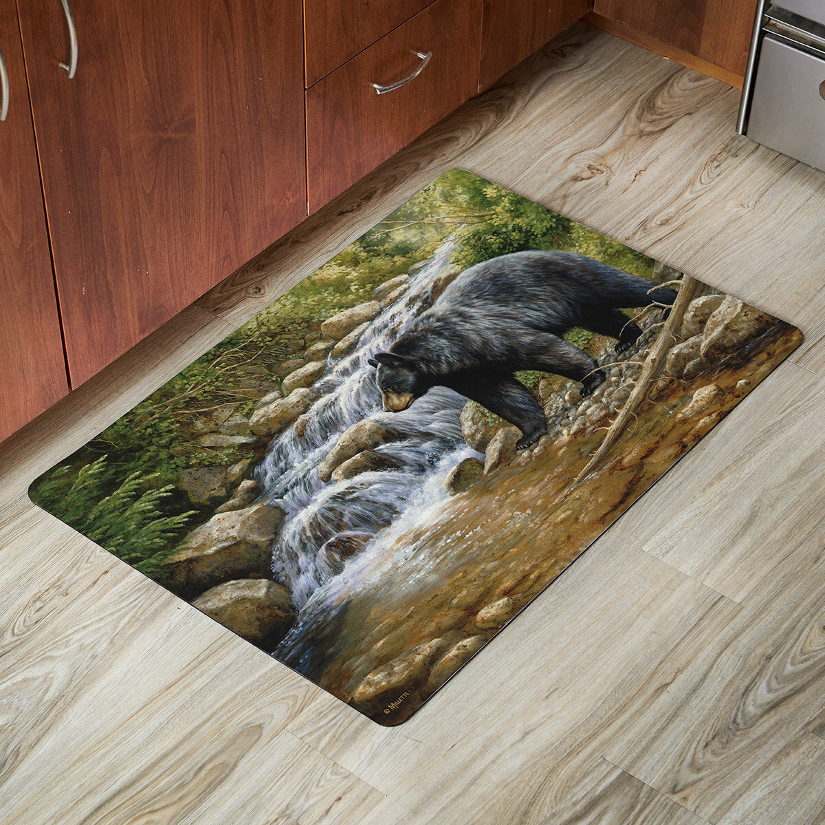 Black Bear Crossing Floor Mats