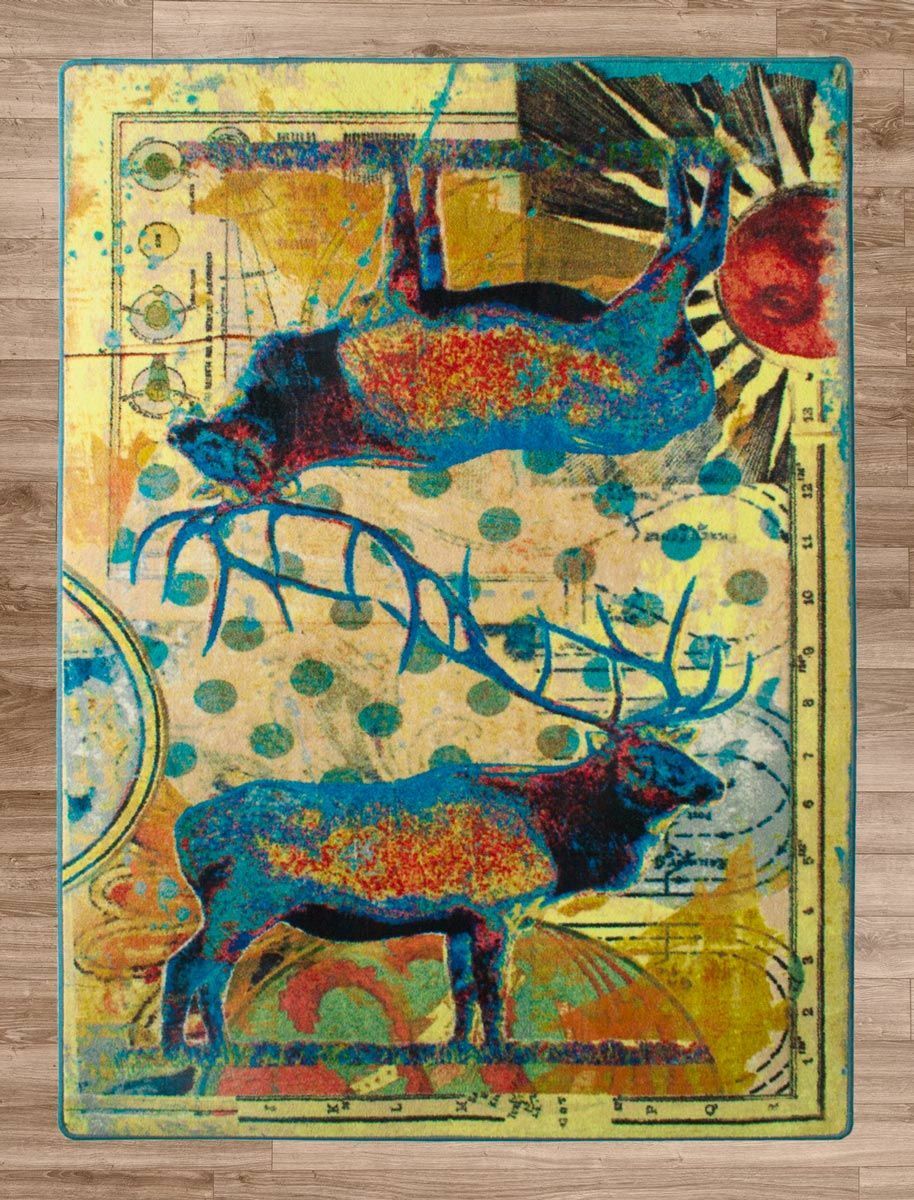 Sunrise Elk Rug Collection
