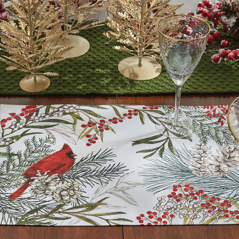 Red Bird Table Linens