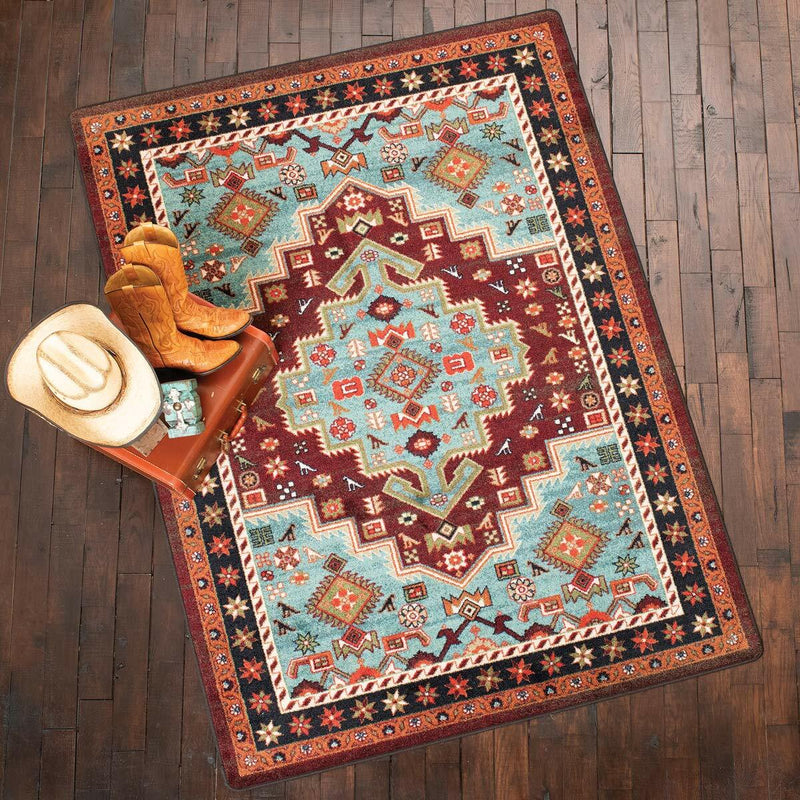Turquoise Canyon Rug Collection