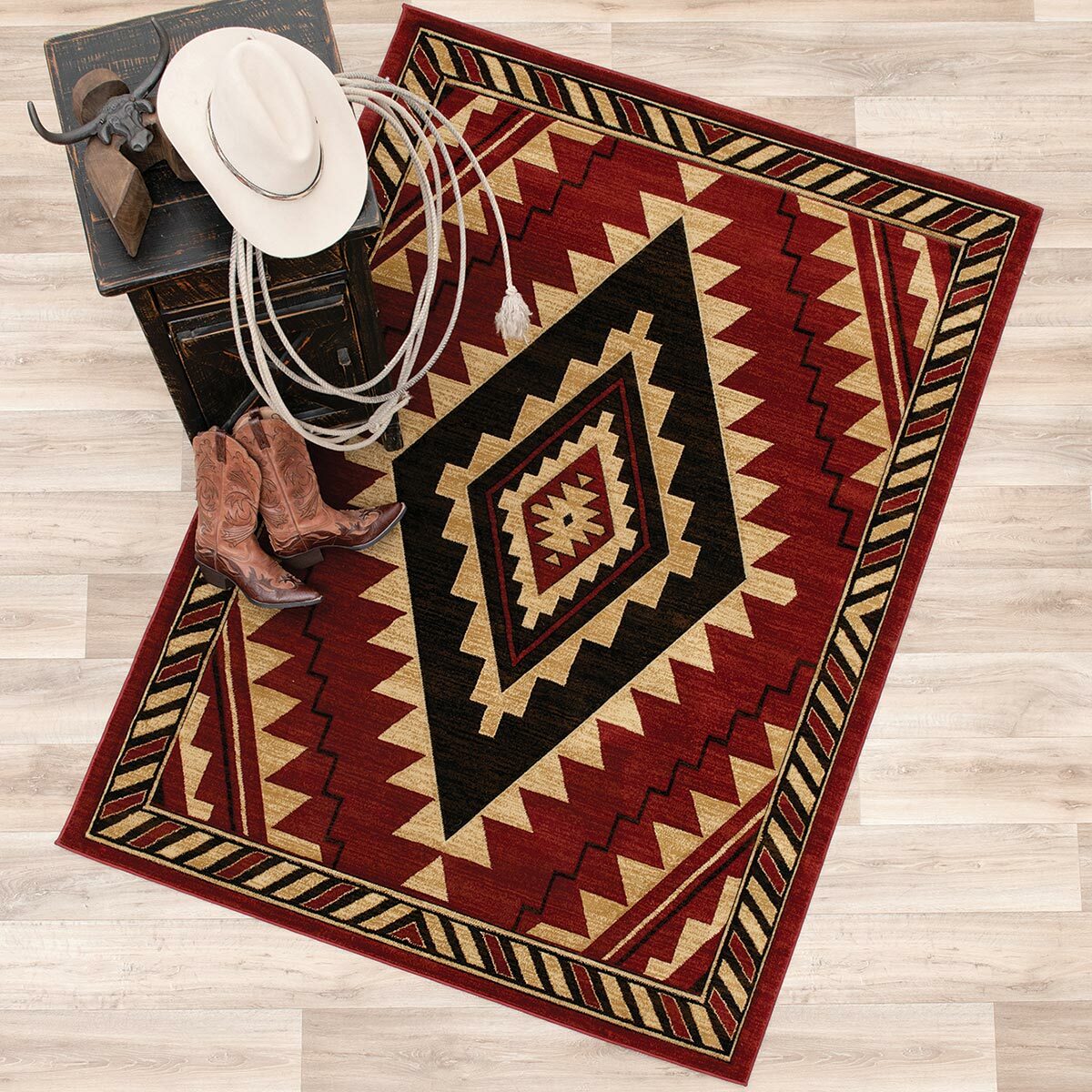 Crimson Diamond Rug Collection
