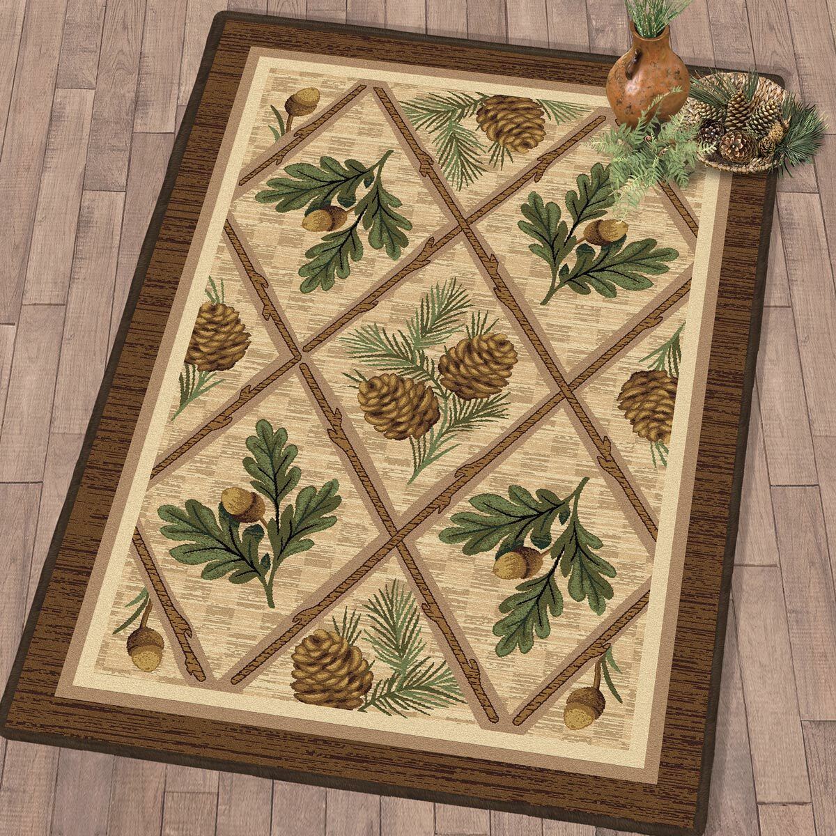 Pinecone Woods Rug Collection