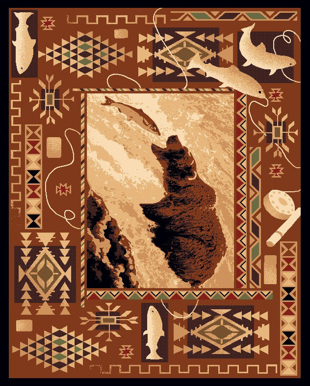 Southwest Fisher Bear Rug Collection