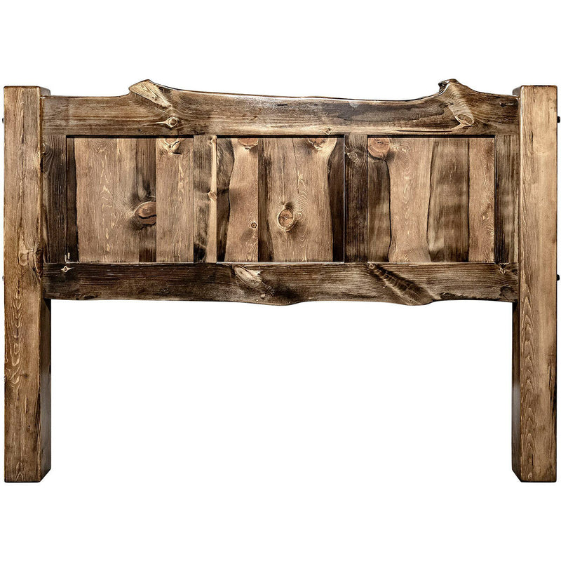 Lima Live Edge Headboard with Provincial Stain