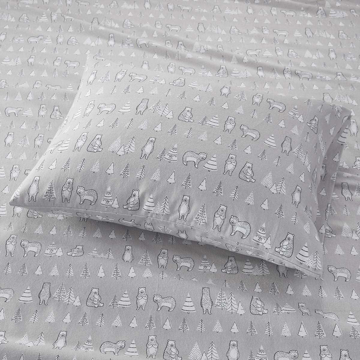Winter Bears Flannel Sheet Sets