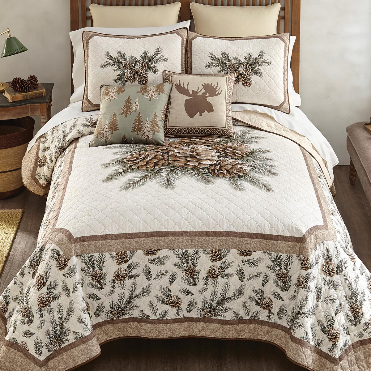 Pinecone Crest Quilt Bedding Collection