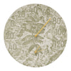Leaves Indoor/Outdoor Wall Clock & Thermometer - Moss Green