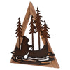 Bear Canoe Metal Wall Art - SALE