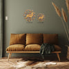 Designer Deer Wall Clock