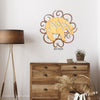 Modern Bear Cutout Swirl Wall Art