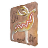 Tribal Deer Square Cutout Wall Art