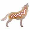 Tribal Wolf Cutout Wall Art