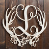 Antler Crown Personalized Wall Art