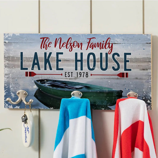 Lake Haven Personalized Wall Hooks