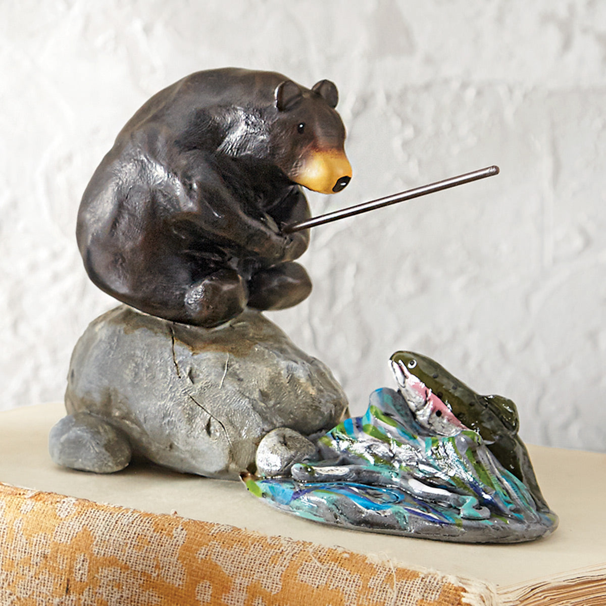 Streamside Bear Figurine