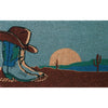 Sunset Boots Coir Mat - OVERSTOCK