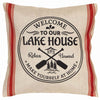 Lake Home Welcome Outdoor Pillow