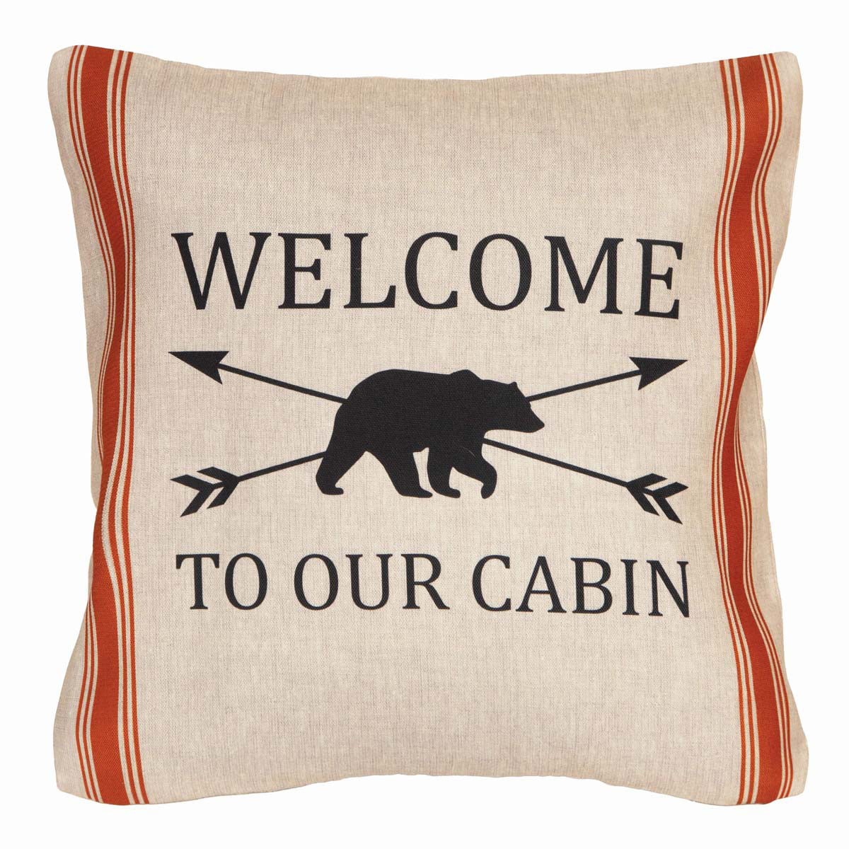 Bear Welcome Outdoor Pillow
