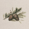 Evergreen Pinecone Outdoor Pillow