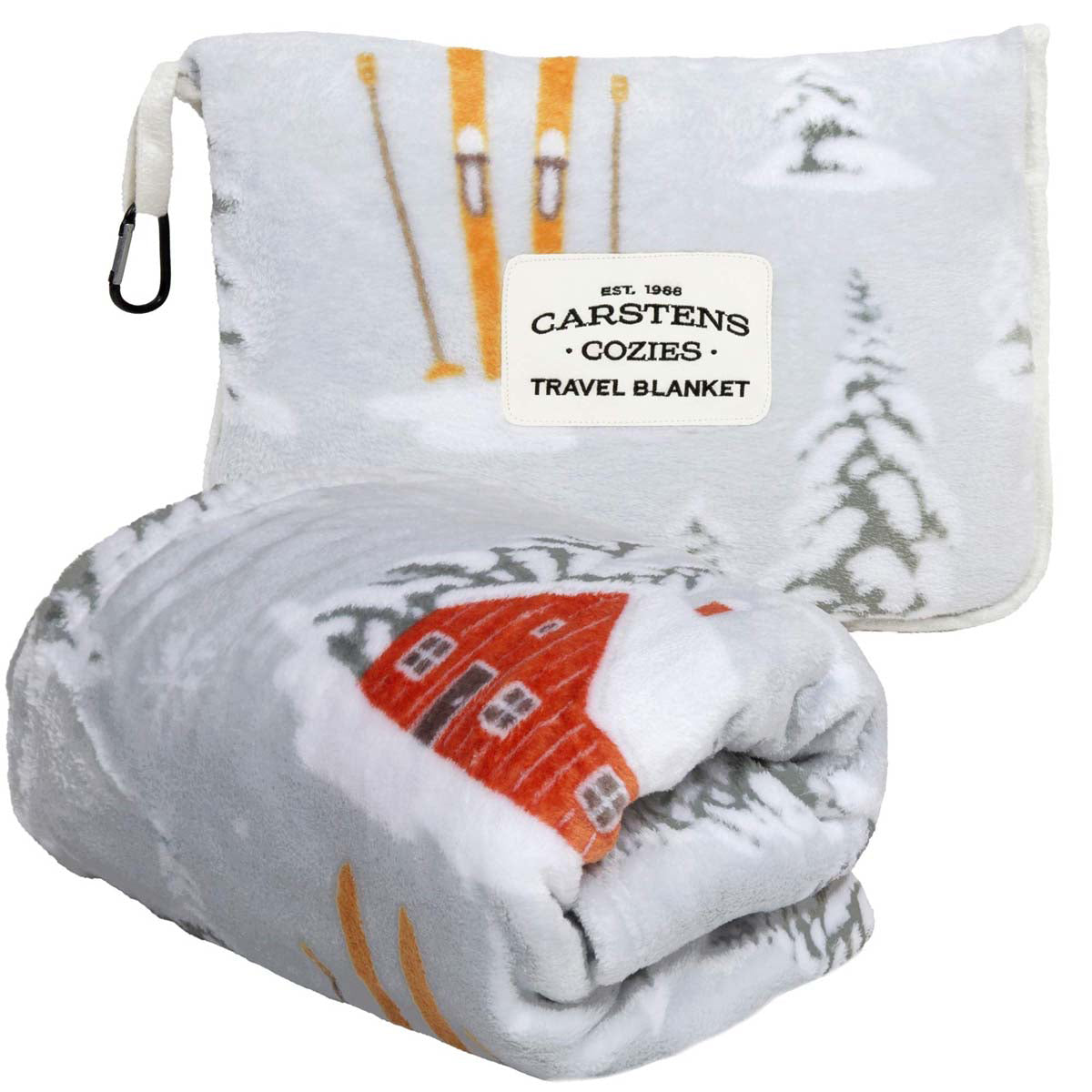 Winter's Retreat Travel Throw