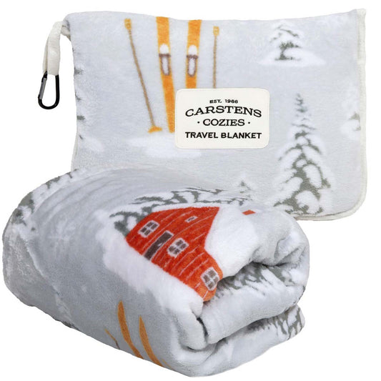 Winter's Retreat Travel Throw