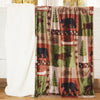 Wildlife Patch Plush Throw