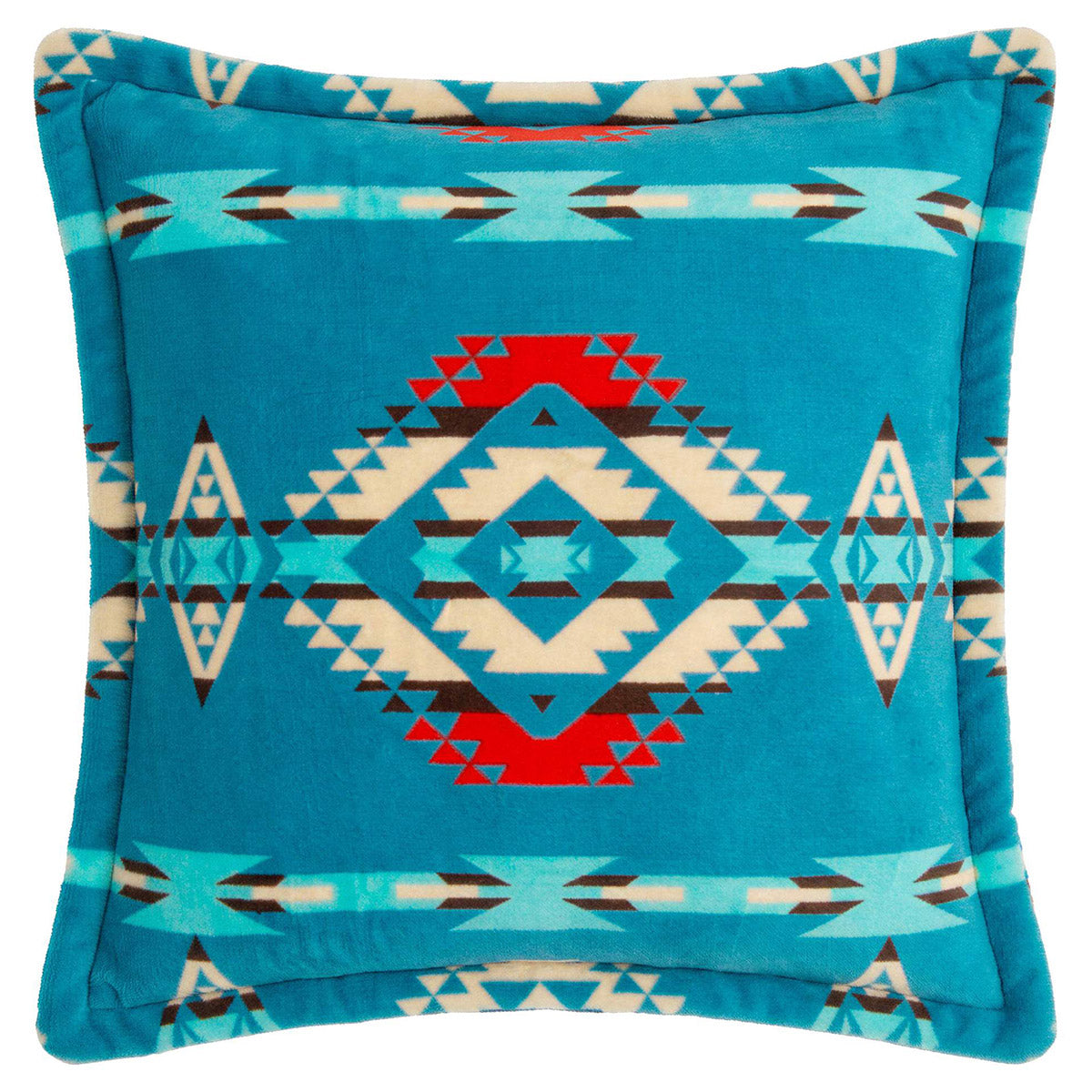 Turquoise Ways Plush Pillow