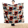 Lake Collage Plush Throw