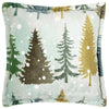 Winter Forest Plush Sherpa Pillow