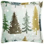 Winter Forest Plush Sherpa Pillow
