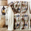 Bear & Moose Wilderness Plush Throw