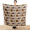 Bear & Moose Wilderness Plush Throw