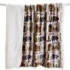 Bear & Moose Wilderness Plush Throw