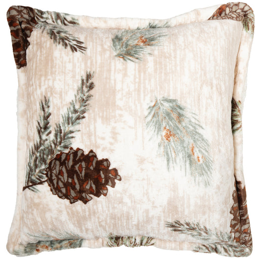 Pinecone Medley Plush Pillow