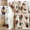 Pinecone Medley Plush Throw