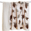 Pinecone Medley Plush Throw
